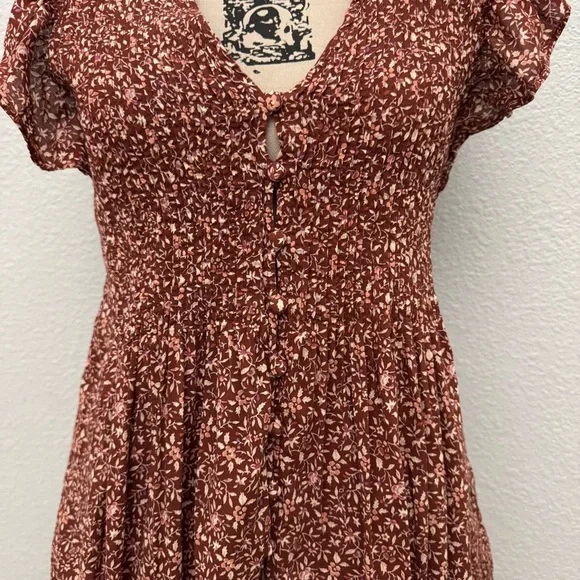Madewell Pintuck Mini Dress in Florentine Floral Size XS - Picture 4 of 16